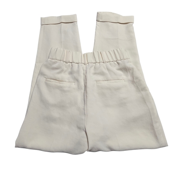 Aritzia Wilfred Dashwood Ankle Pants Cream White Size 4 - Picture 6 of 9